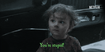 you're stupid season 3 GIF by NETFLIX