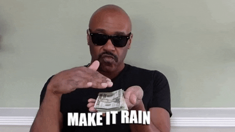 Make It Rain Money GIF by Robert E Blackmon - Find & Share on GIPHY