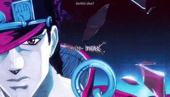 Stardust Crusaders Star Platinum GIF