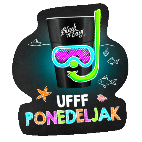 Black'n'Easy Sticker