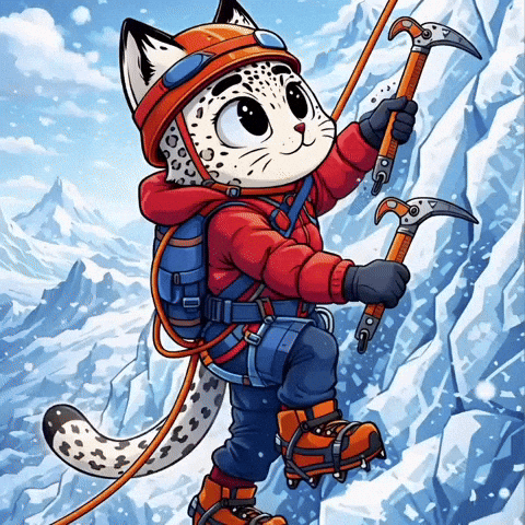 Climbing Everest GIF by Hero Galaxy NFT