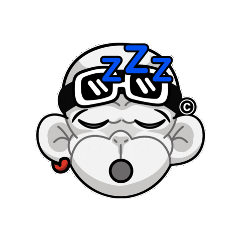Tired Bed Sticker by Zhot Shop