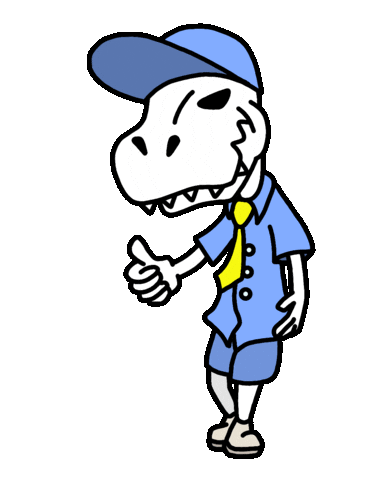 Dance Dinosaur Sticker by ONIUSA