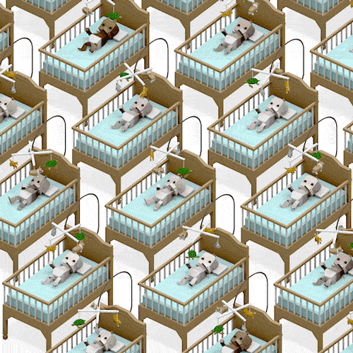 Babies Cribs GIF by bigblueboo