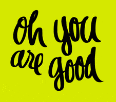 you got me lettering GIF by Denyse®