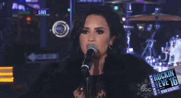 Demi Lovato GIF by New Year's Rockin' Eve