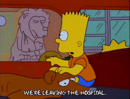 Wondering Season 3 GIF by The Simpsons