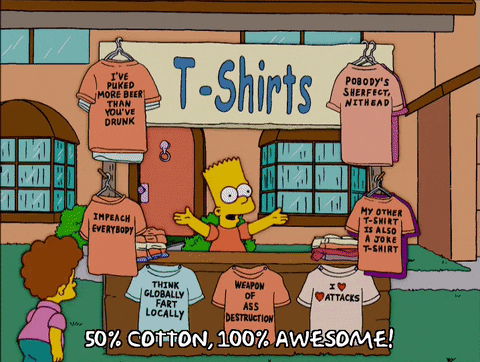 Selling Bart Simpson GIF - Find & Share on GIPHY