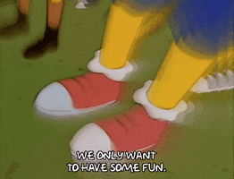 the simpsons shoes GIF
