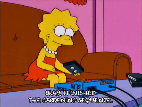 Lisa Simpson Gardening GIF - Find & Share on GIPHY