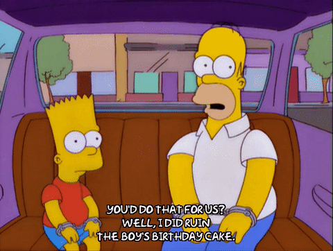 Homer Simpson Happy Birthday Simpsons Gif