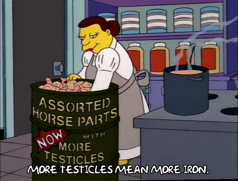 Image result for simpsons horse burgers