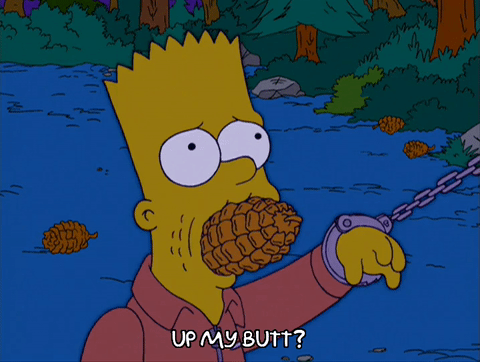 Bart Simpson Chain GIF