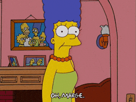 tired homer simpson GIF