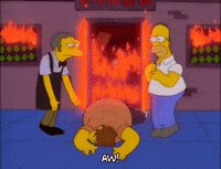 Burning Homer Simpson Gif Find Share On Giphy Burning Homer Simpson Gif Find Share On Giphy