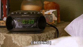alarm clock GIF by The Hills
