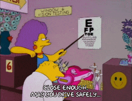 Drive Safe Season 3 GIF by The Simpsons
