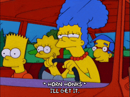 Driving Bart Simpson Gif Driving Bart Simpson Gif