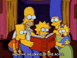 Season 3 Reading A Book GIF by The Simpsons