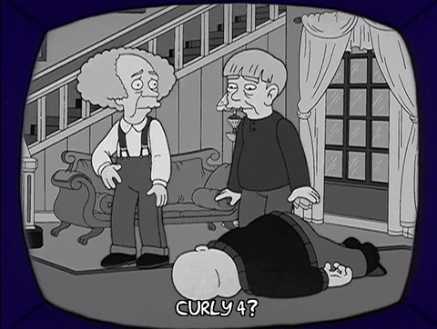 Moe Three Stooges Gif