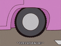pic Geico Flat Tire Gif driving episode 2 gif by the simpsons