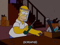 Homer Simpson Fire Gif Find Share On Giphy