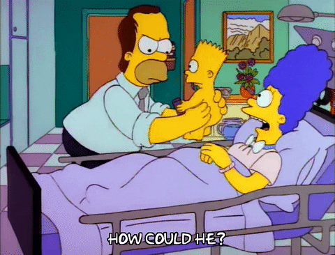  homer simpson bart simpson marge simpson season 3 baby GIF