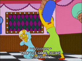 scared marge simpson GIF