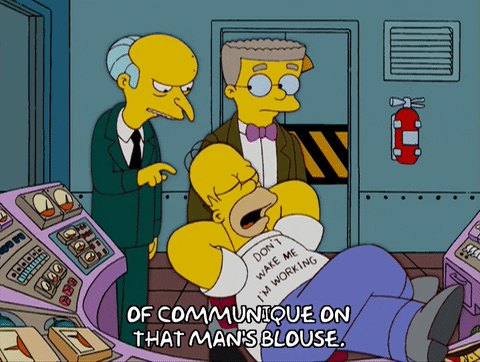 Homer Simpson Sleeping Gif Find Share On Giphy
