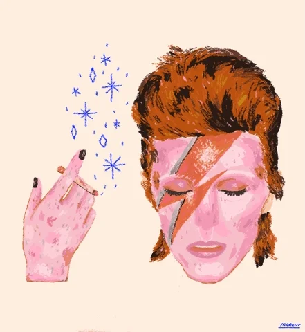 Ziggy Stardust Bowie GIF by reelc00lgrl