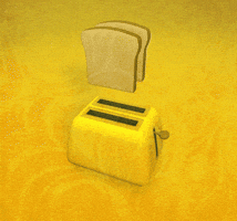 bread toast GIF by April Faison