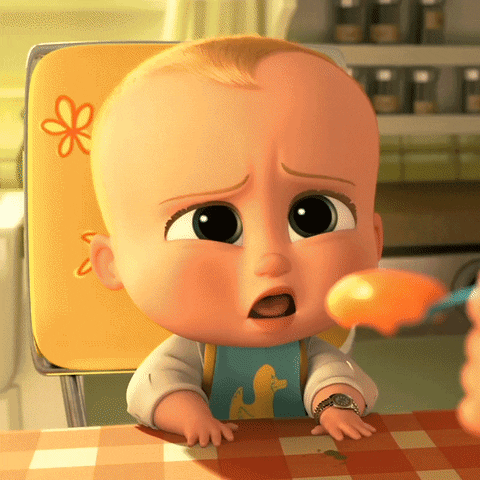 throw up baby food GIF by The Boss Baby
