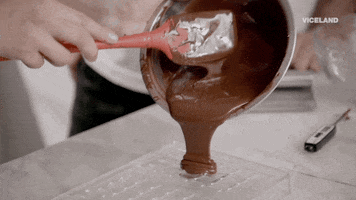 melted chocolate GIF by Bong Appétit