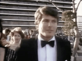 christopher reeve tuxedo GIF by The Academy Awards