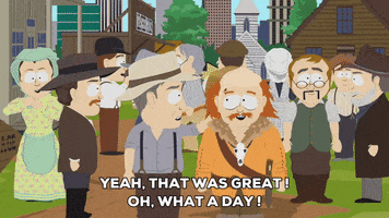 happy surprised GIF by South Park 