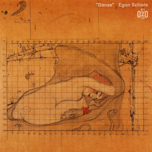 aozomek danae egon schiele GIF