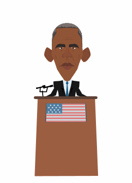 Speaking Barack Obama GIF by Animatron