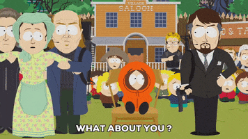 threatening kenny mccormick GIF by South Park 