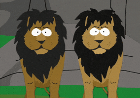 lions manes GIF by South Park 