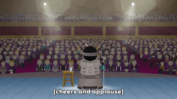 robot cheers GIF by South Park 