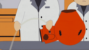 Draining kenny mccormick GIF by South Park 