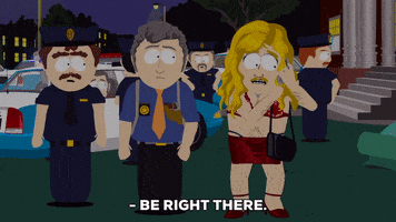 cars police GIF by South Park 