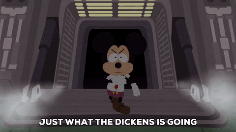 mad mickey mouse GIF by South Park