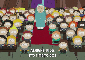 audience nun GIF by South Park 