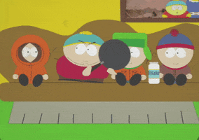 scared eric cartman GIF by South Park