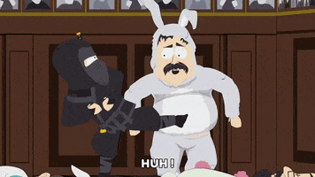 bunny fighting GIF by South Park