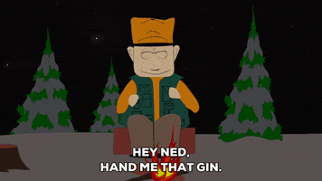 fire telling GIF by South Park 