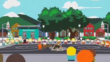 children gather GIF by South Park 