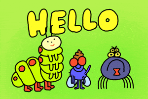 Reaction Gifs Hello GIF by GIPHY Studios Originals