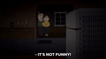 dark walking GIF by South Park 